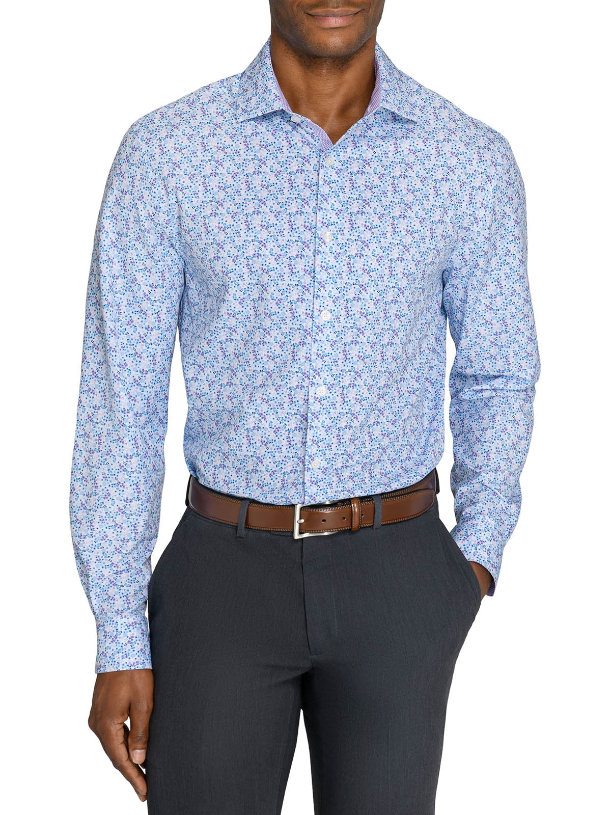 mens performance dress shirts Slim Performance Dress Shirt For Men