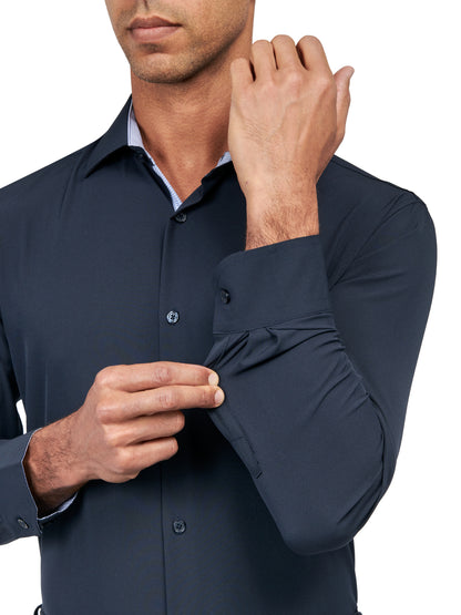 slim fit performance dress shirt Awearness Kenneth Cole Slim Fit Plaid Dress Shirt, Grey - Gray