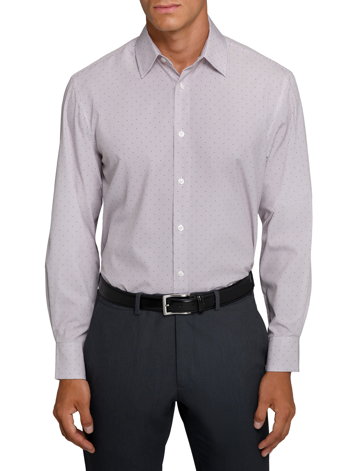 Starry Diamond Print 4 Way Performance Dress Shirt
