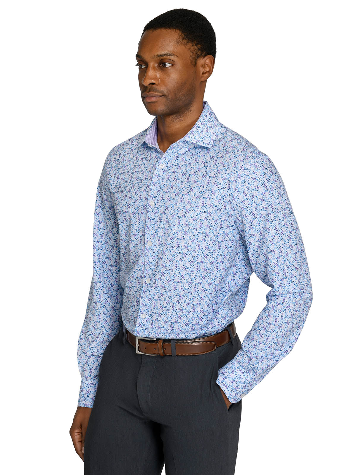 best men's performance dress shirts Athletic Fit Dress Shirts
