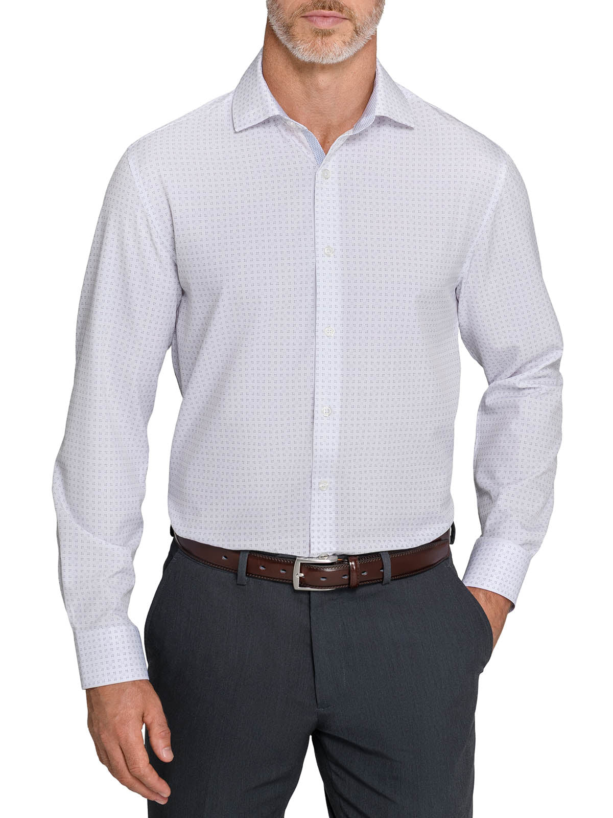 Floral Sketch Long Sleeve Shirt