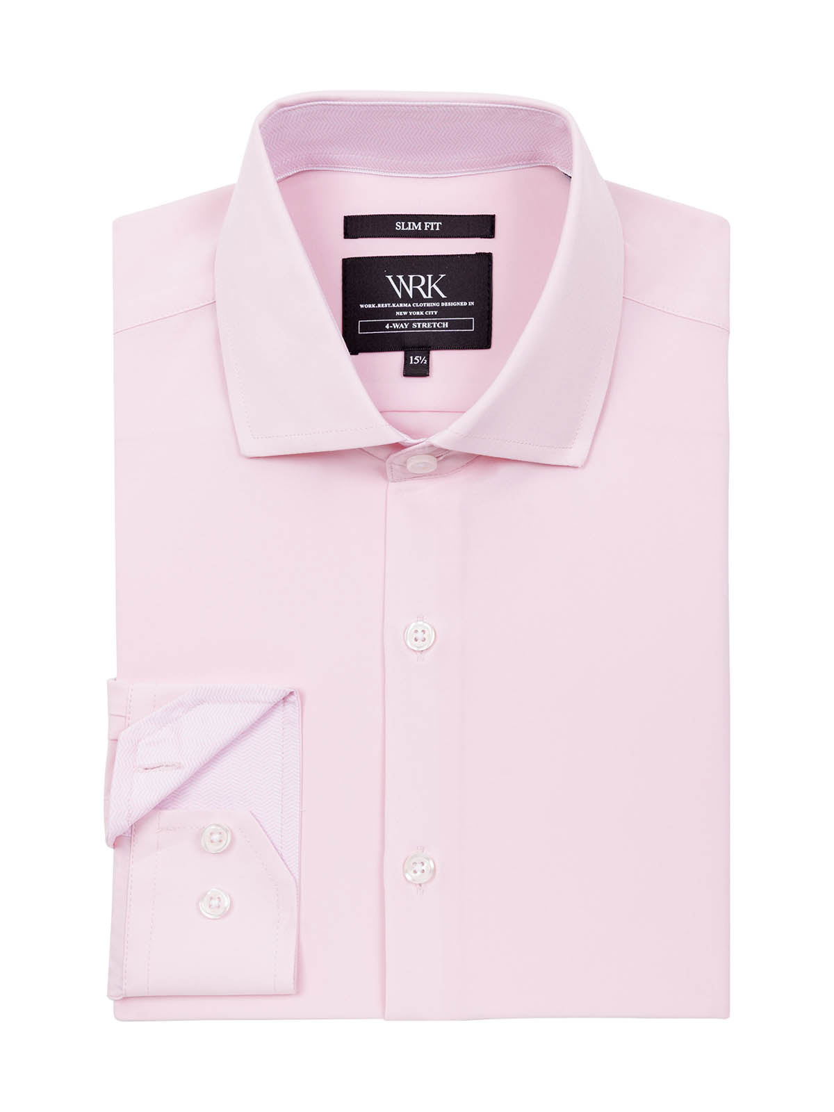 Solid Performance Dress Shirt - 4-Way Stretch