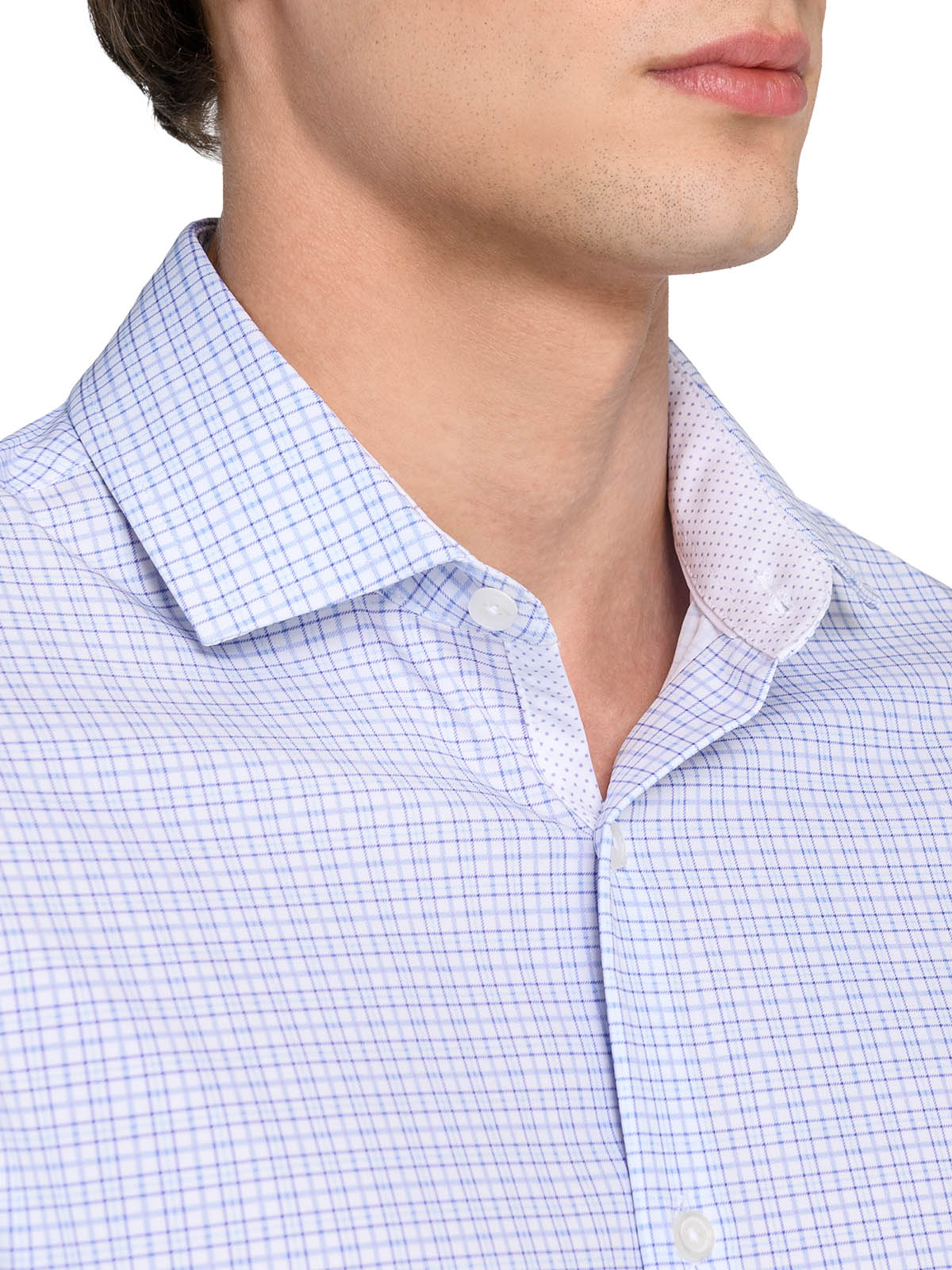 Metropolis Plaid Performance Dress Shirt