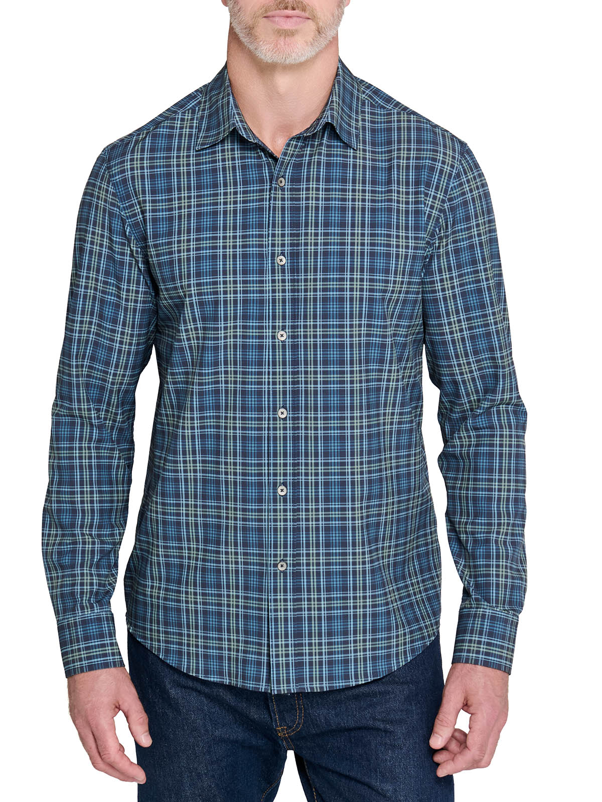 Compass Rose Grid Short Sleeve Shirt