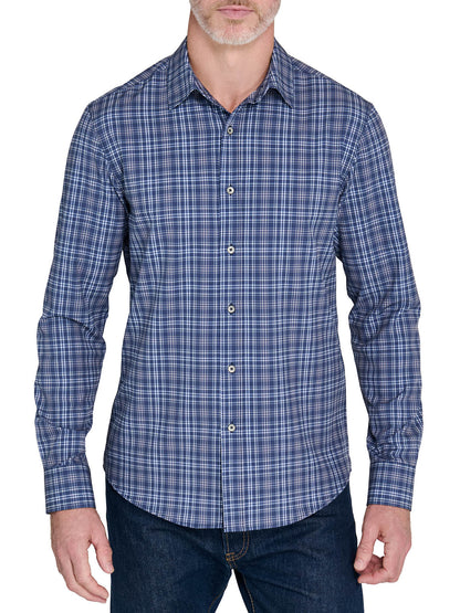 Compass Rose Grid Short Sleeve Shirt