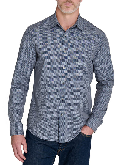Compass Rose Grid Short Sleeve Shirt