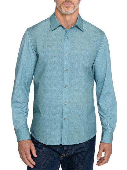 Mini Houndstooth Reworked Long Sleeve Shirt