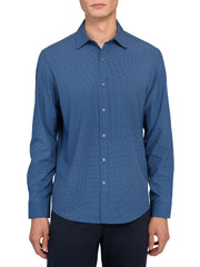 Mini Abstract Geo Print Long Sleeve Shirt