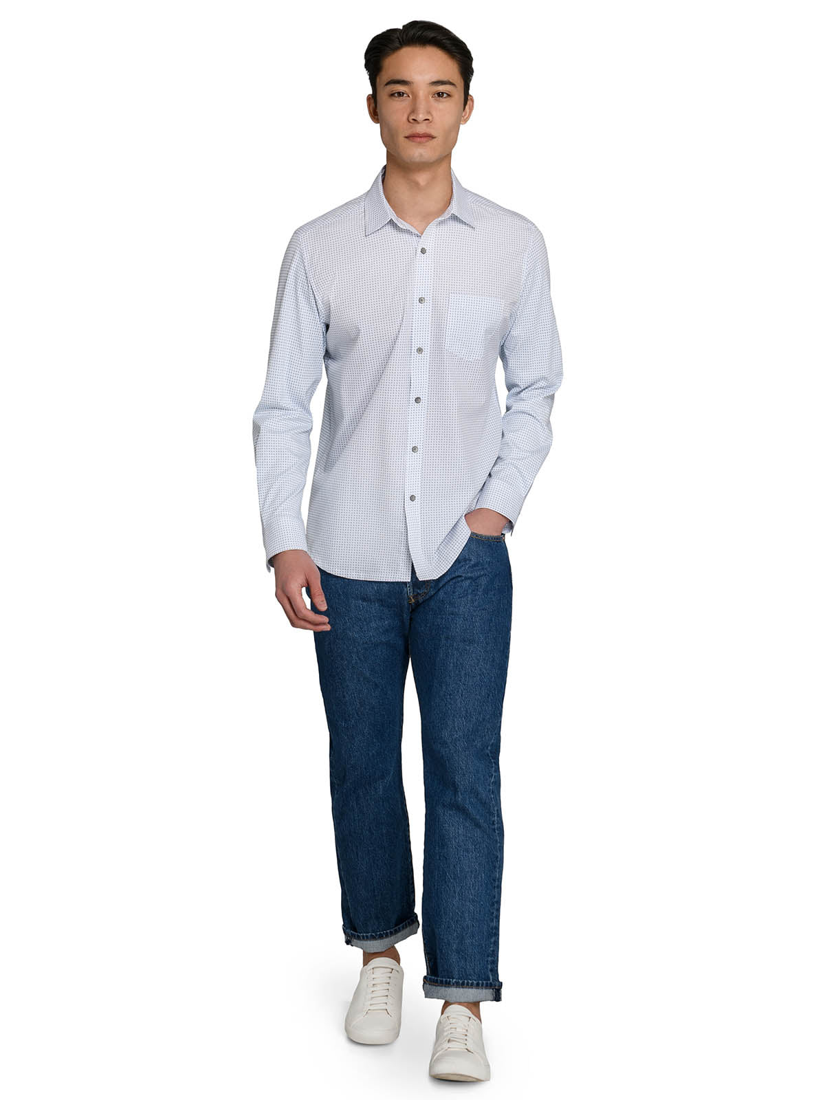 WHITE/NAVY