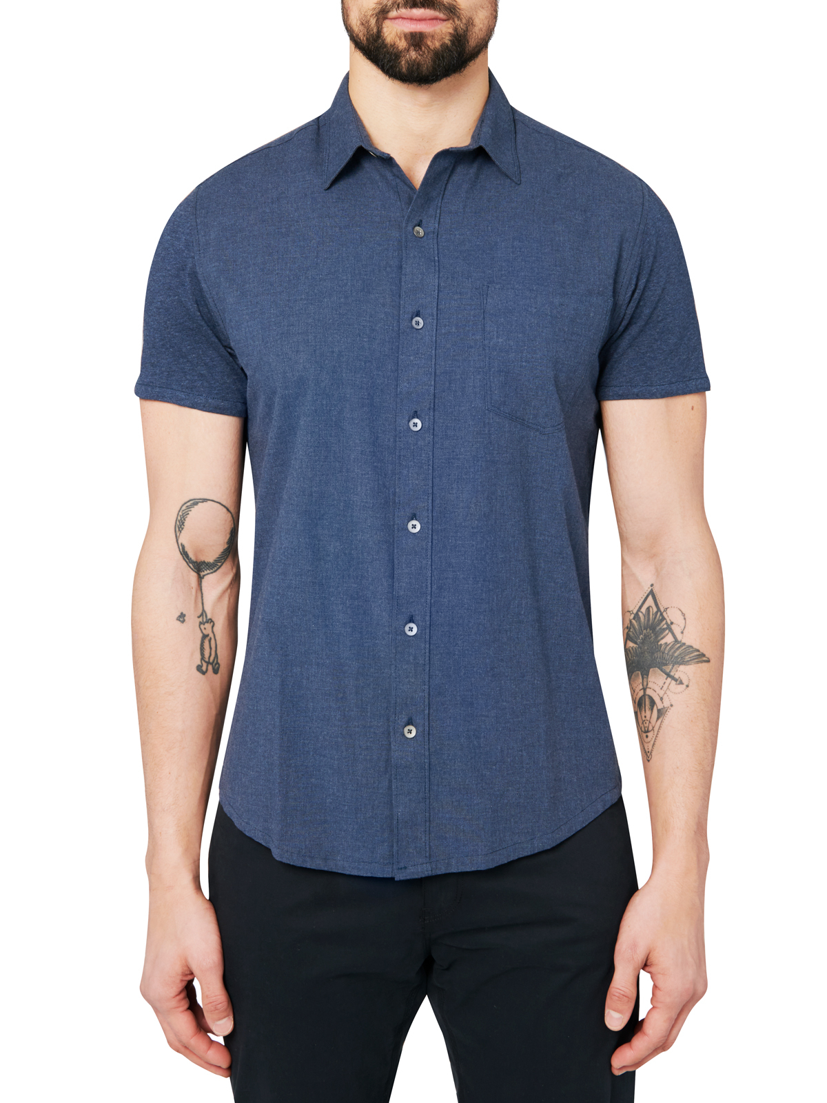 SOLID HEATHER REWORKED SHIRT
